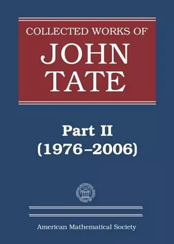 Collected Works of John Tate cover