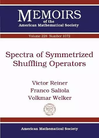 Spectra of Symmetrized Shuffling Operators cover