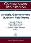 Analysis, Geometry and Quantum Field Theory cover