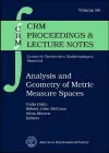 Analysis and Geometry of Metric Measure Spaces cover