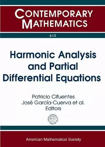 Harmonic Analysis and Partial Differential Equations cover