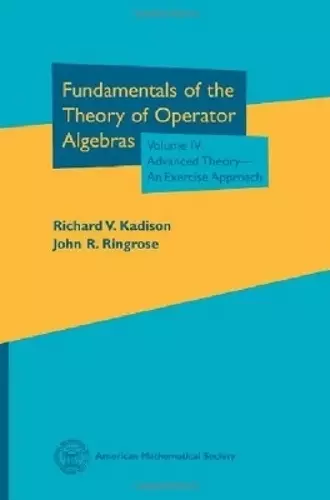 Fundamentals of the Theory of Operator Algebras, Volume IV cover
