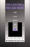 Public Reactions to Nuclear Waste cover