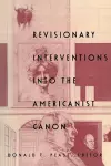 Revisionary Interventions into the Americanist Canon cover