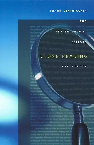 Close Reading cover