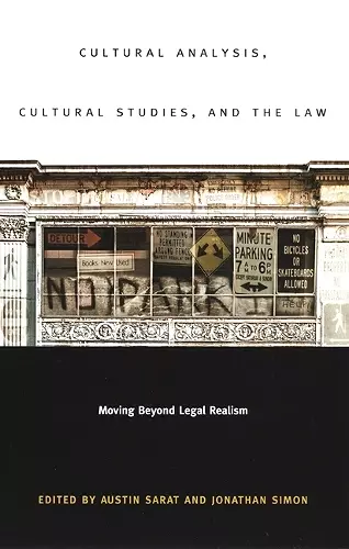 Cultural Analysis, Cultural Studies, and the Law cover