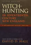 Witch-Hunting in Seventeenth-Century New England cover