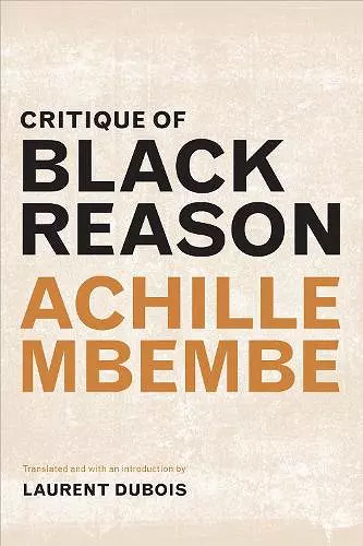 Critique of Black Reason cover