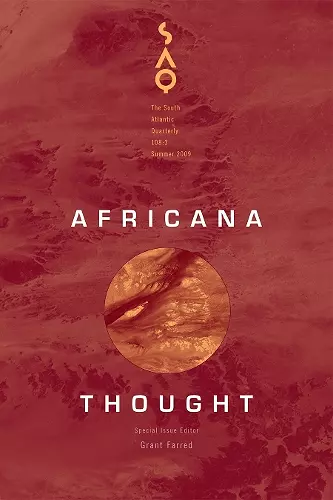 Africana Thought cover