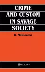 Crime and Custom in Savage Society cover