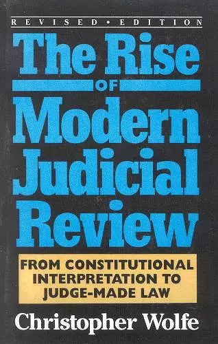 The Rise of Modern Judicial Review cover