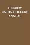 Hebrew Union College Annual cover