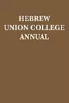 Hebrew Union College Annual, Volume 86 cover