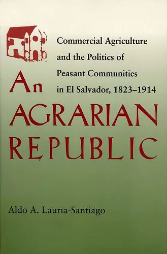An Agrarian Republic cover
