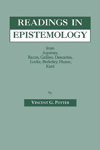 Readings in Epistemology cover