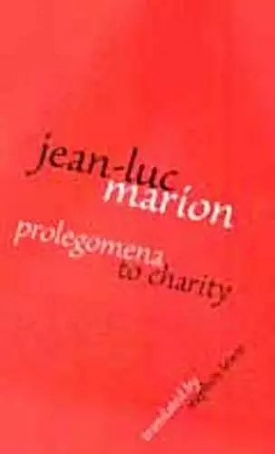 Prolegomena to Charity cover