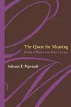 The Quest For Meaning cover