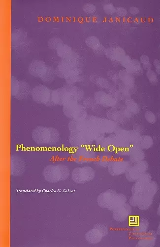 Phenomenology "Wide Open" cover