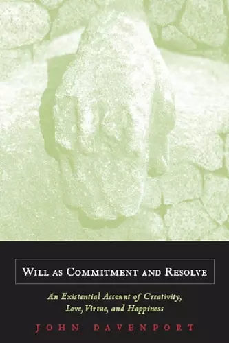 Will as Commitment and Resolve cover