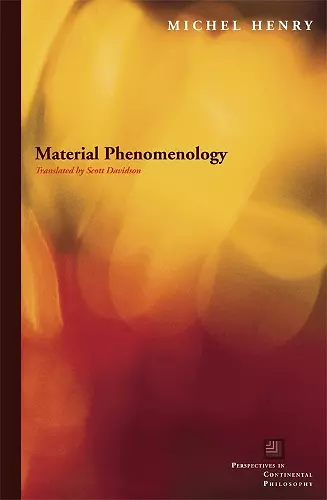 Material Phenomenology cover