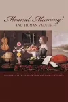 Musical Meaning and Human Values cover