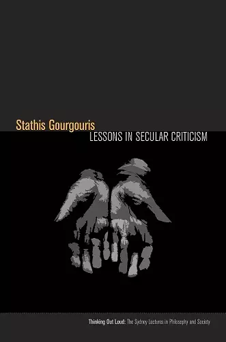 Lessons in Secular Criticism cover