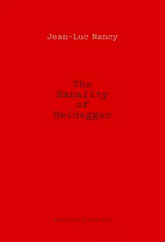 The Banality of Heidegger cover