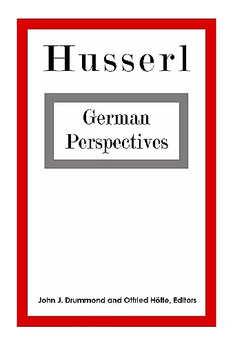 Husserl cover