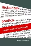 Dictionary Poetics cover