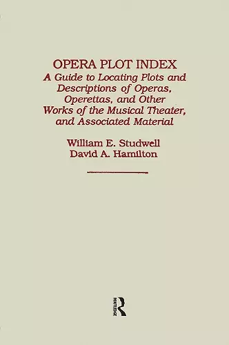 Opera Plot Index cover
