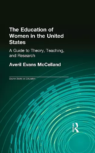 The Education of Women in the United States cover