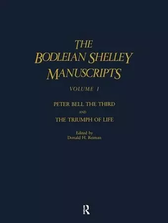 The Bodleian Shelley Manuscripts cover