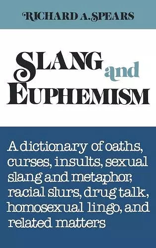 Slang and Euphemism cover