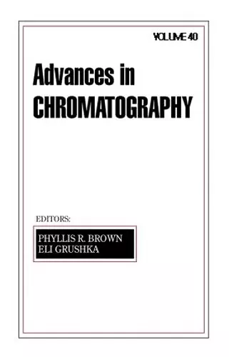 Advances in Chromatography cover