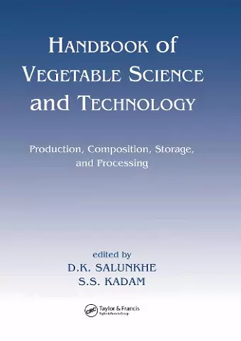 Handbook of Vegetable Science and Technology cover