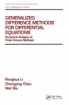 Generalized Difference Methods for Differential Equations cover