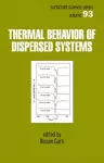 Thermal Behavior of Dispersed Systems cover