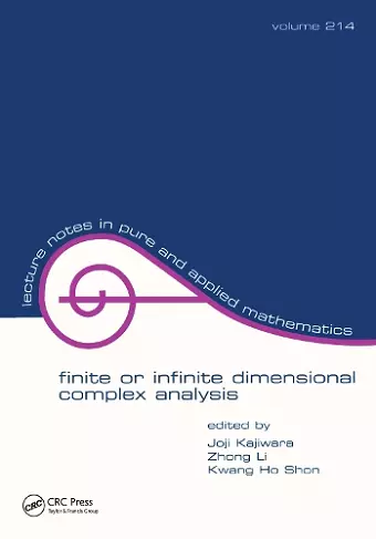 Finite or Infinite Dimensional Complex Analysis cover