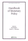 Handbook of Monetary Policy cover