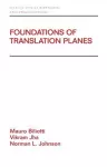 Foundations of Translation Planes cover