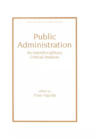 Public Administration cover