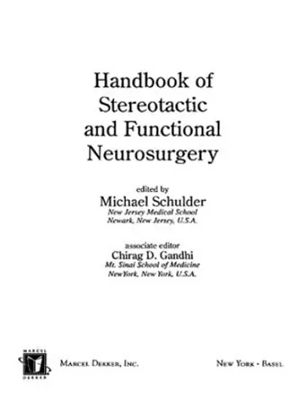 Handbook of Stereotactic and Functional Neurosurgery cover