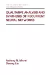 Qualitative Analysis and Synthesis of Recurrent Neural Networks cover