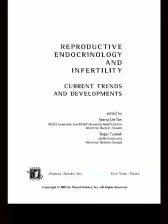 Reproductive Endocrinology and Infertility cover