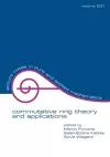 Commutative Ring Theory and Applications cover