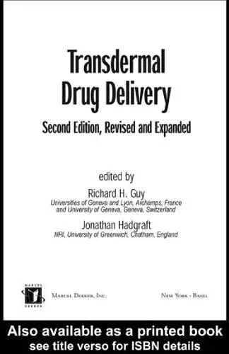 Transdermal Drug Delivery Systems cover