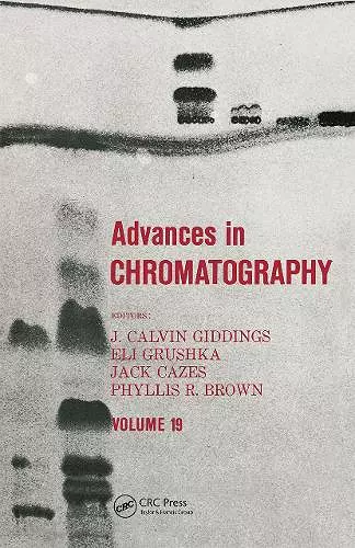 Advances in Chromatography cover