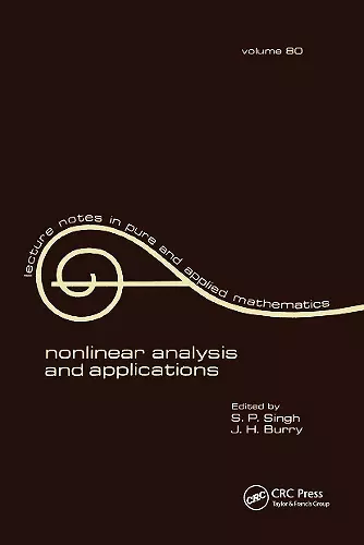 nonlinear analysis and applications cover