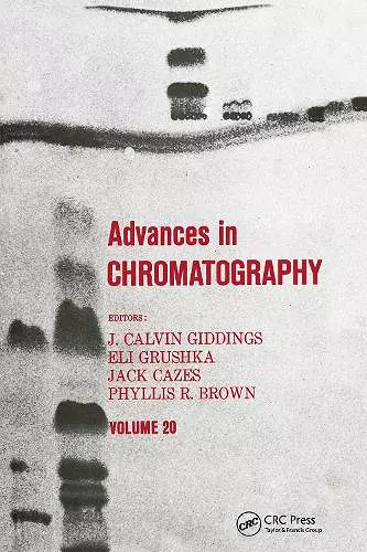 Advances in Chromatography cover