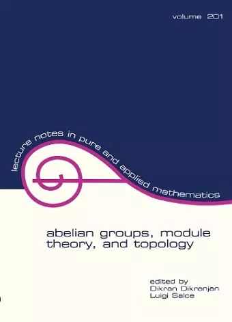 Abelian Groups, Module Theory, and Topology cover